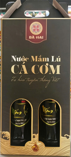 Xách 2 Chai Mắm Lú 500ml (Mẫu Quà Tết)